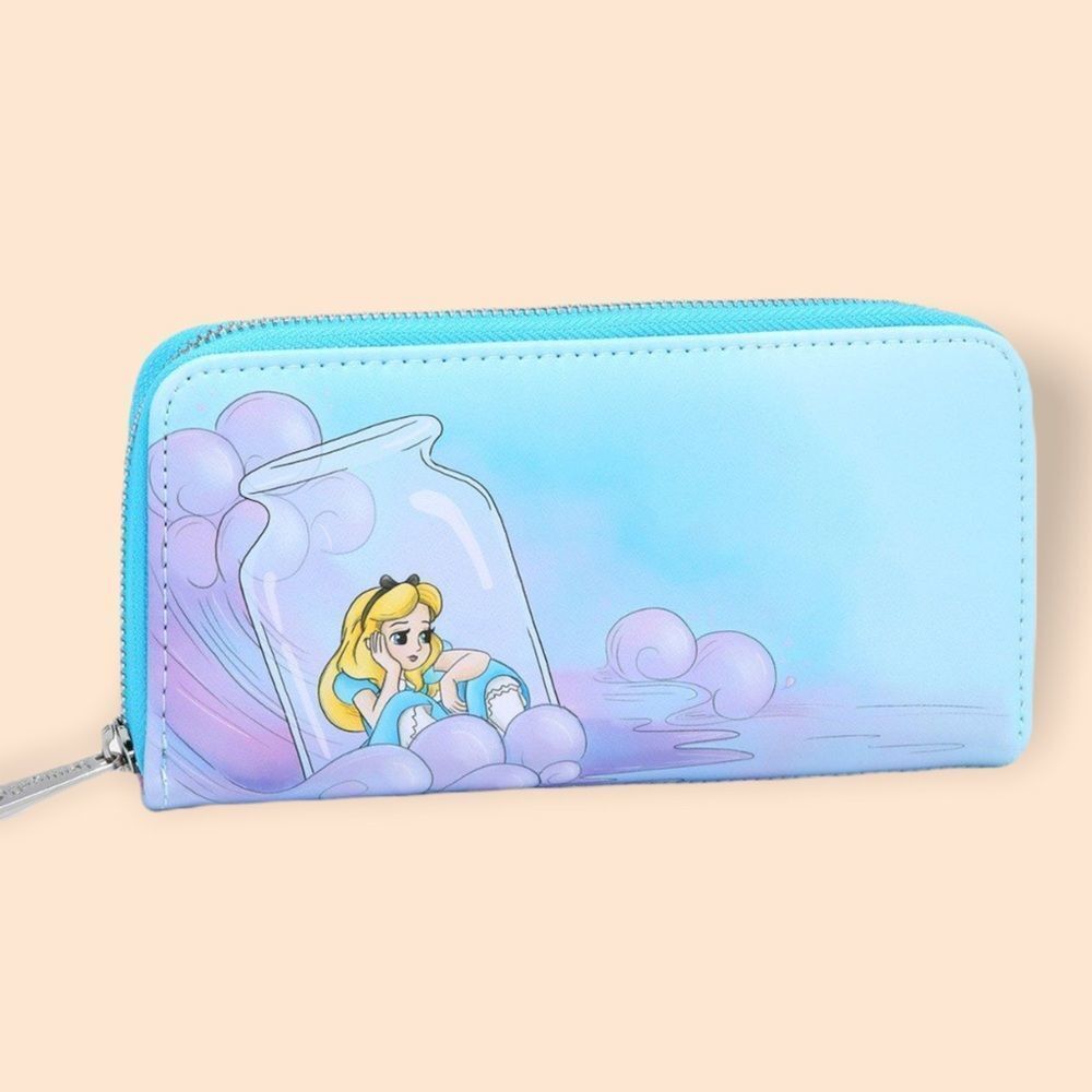 Loungefly Alice In Wonderland Bottle ride wallet